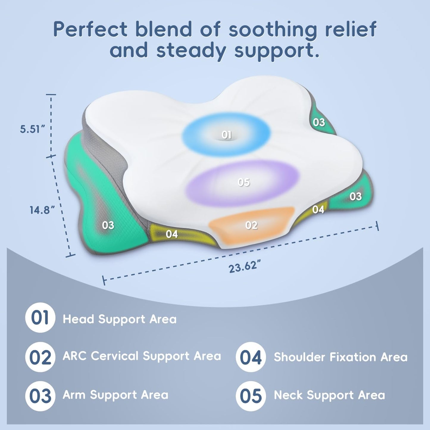 Orthopedic Deep Sleep Cervical Pillow
